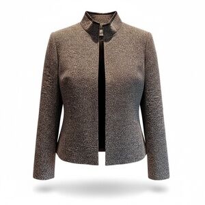 EUC - Delicia Women’s Black Business Professional Silk Lined Blazet - Size 6